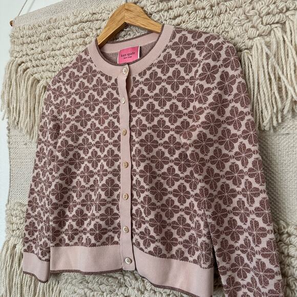 Kate Spade Metallic Cardigan - Picture 2 of 6